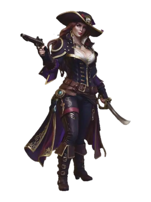 The Crimson Corsair - Seafaring 3D model, vytvořený pomocí AI