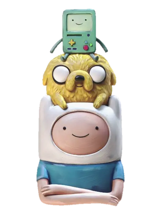 Game Boy on a Happy Dog - Companion 3D model, vytvořený pomocí AI
