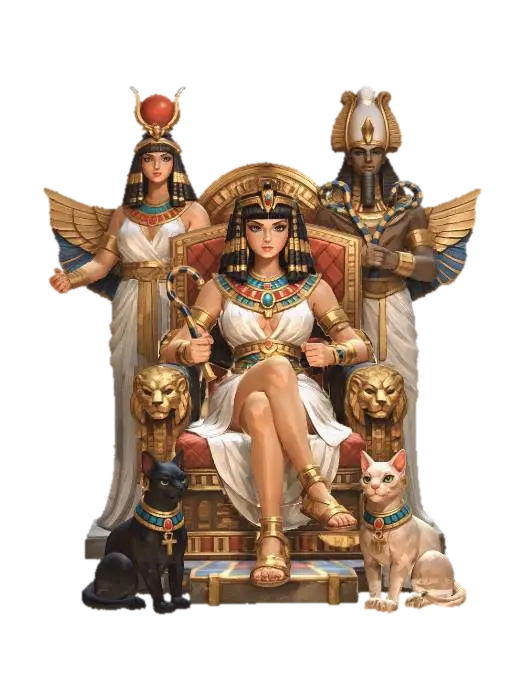 Queen of the Nile - Egypt 3D model, vytvořený pomocí AI