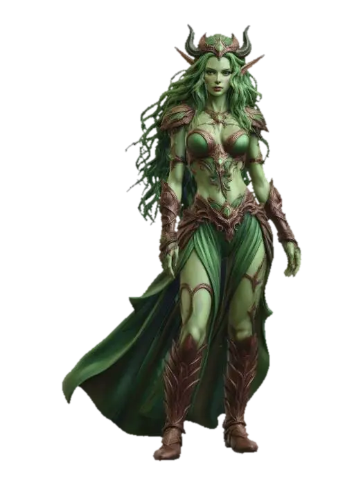 Modello 3D Verdant Sovereign - Royal, generato dall’IA