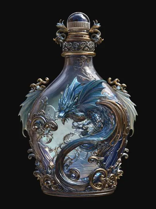 3D model for Water Dragon Potion