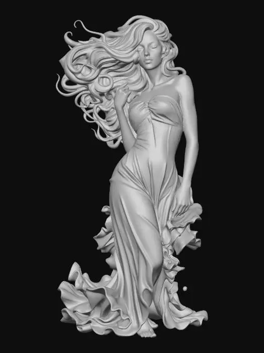 3D model for Rosy Reverie