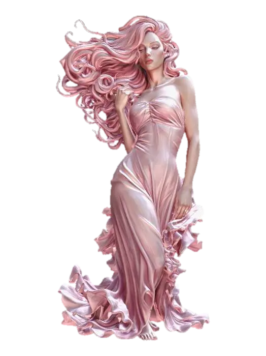 3D model for Rosy Reverie