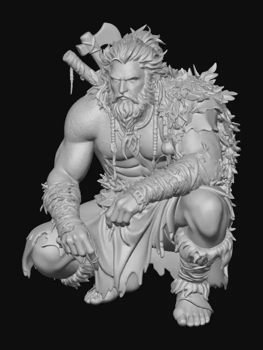 3D model for Verdant Berserker