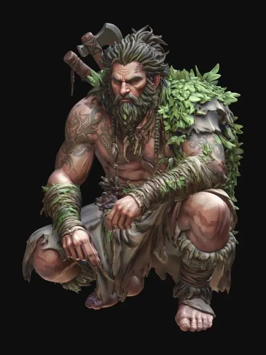 3D model for Verdant Berserker