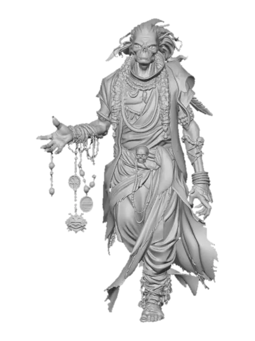 3D model for Beaded Skeleton Shaman