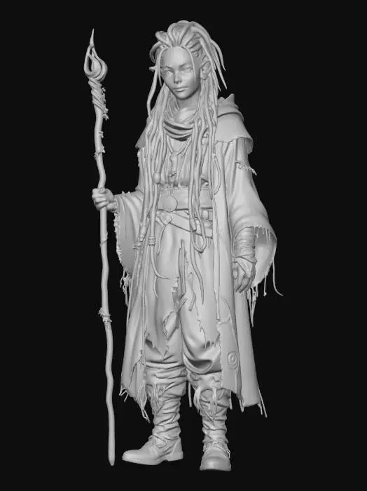 3D model for Azure Druid