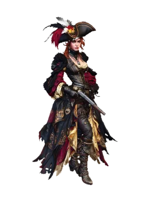 Crimson Corsair 3D model, vytvořený pomocí AI