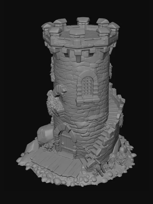 3D model for Ivybound Stone Tower