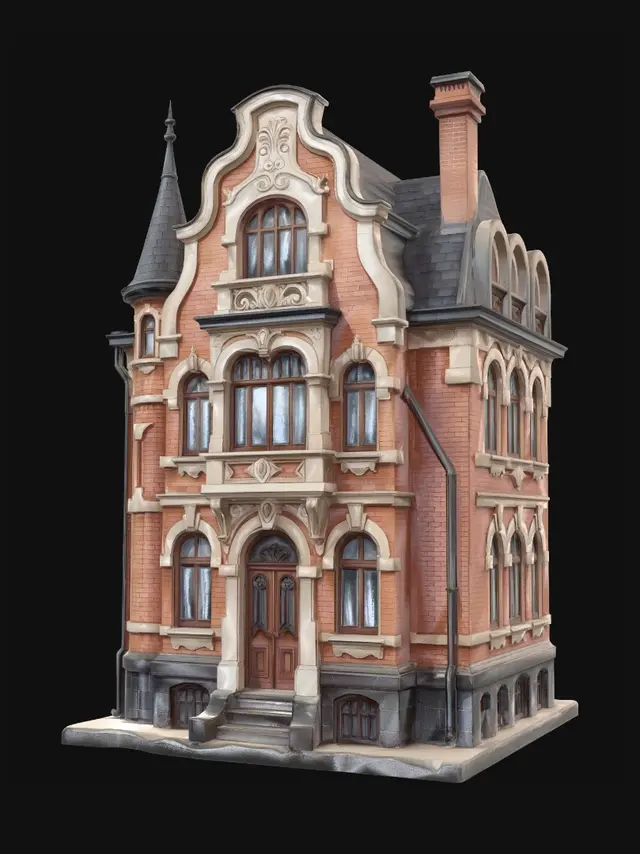 3D model for Historic Brick House LP