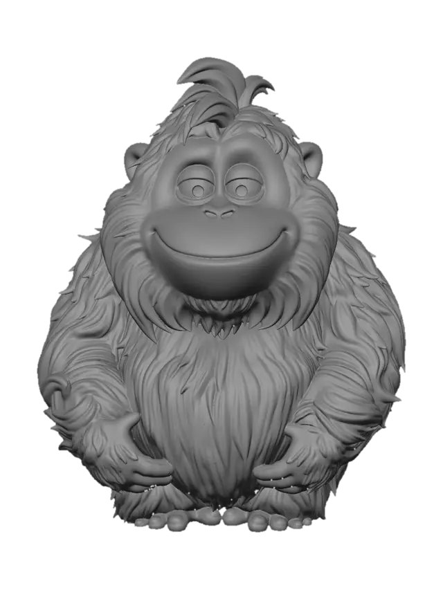 3D model for Joyful Orangutan