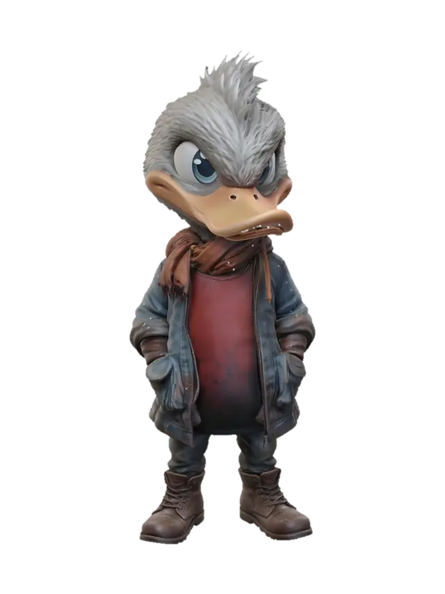 Modelo 3D de Winter Street Duck - Reflection, gerado por IA