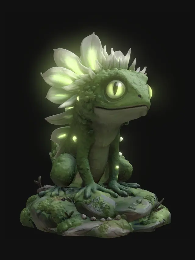 3D model for Lumenleaf Dragon