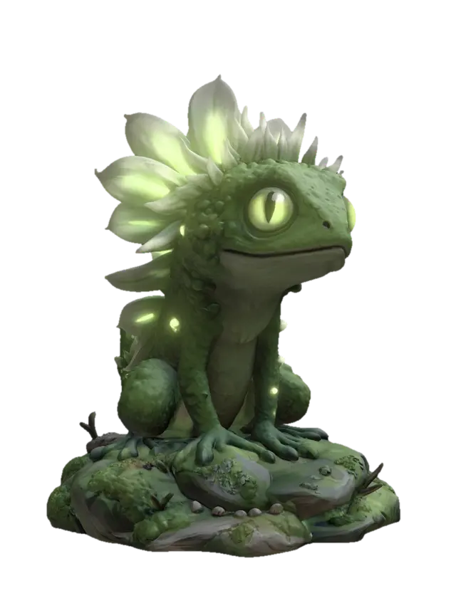 3D model for Lumenleaf Dragon