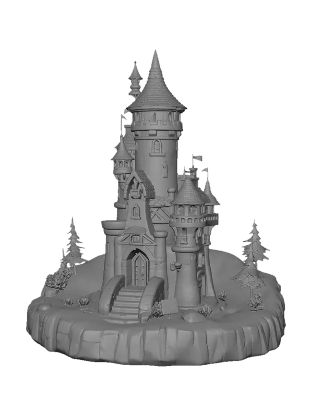 3D model for Enchanted Castle Turret