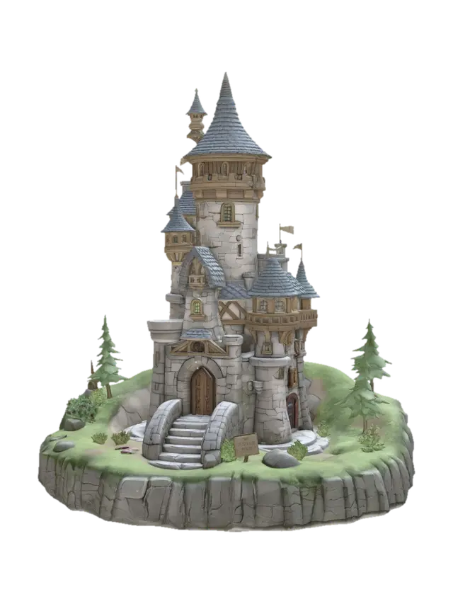 3D model for Enchanted Castle Turret