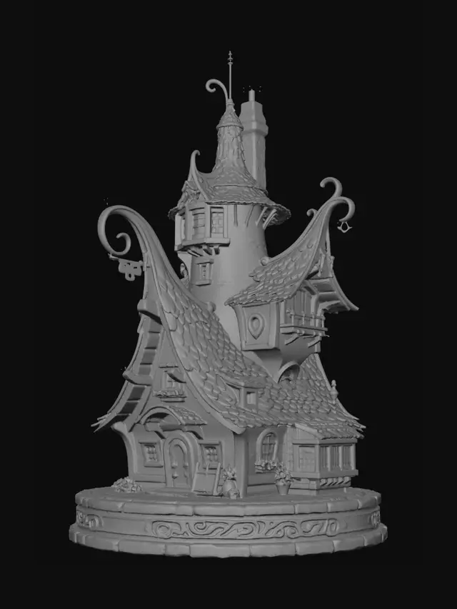 3D model for Enchanted Turret House