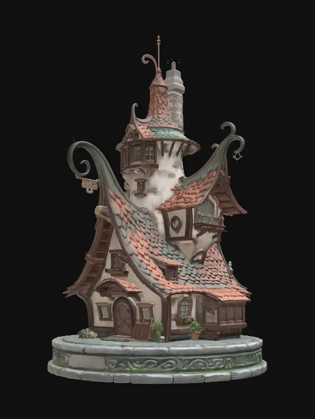 3D model for Enchanted Turret House