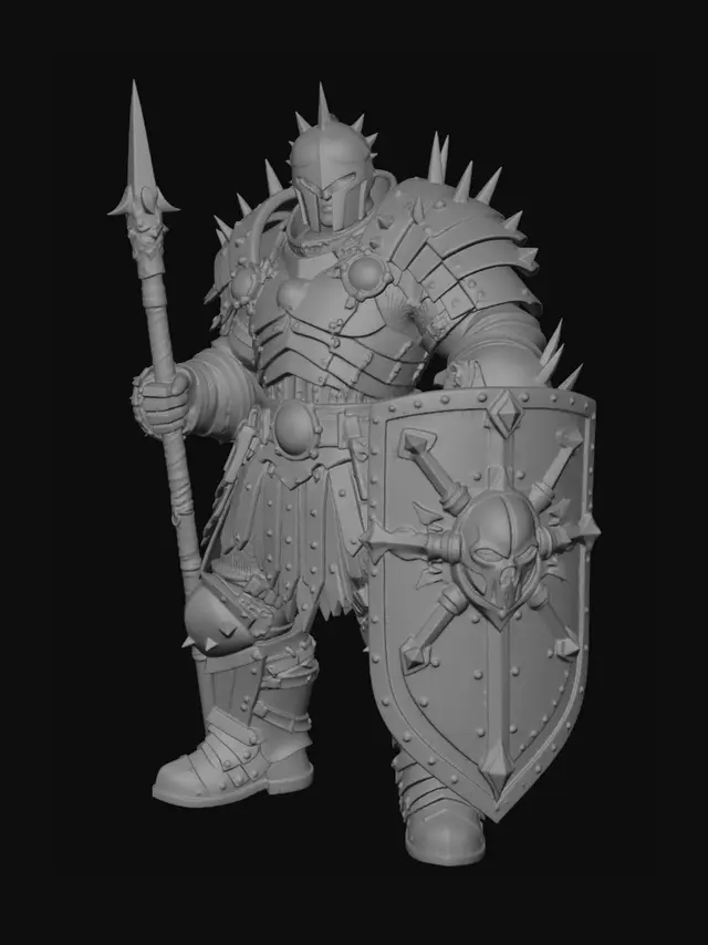 3D model for Spiked Iron Knight