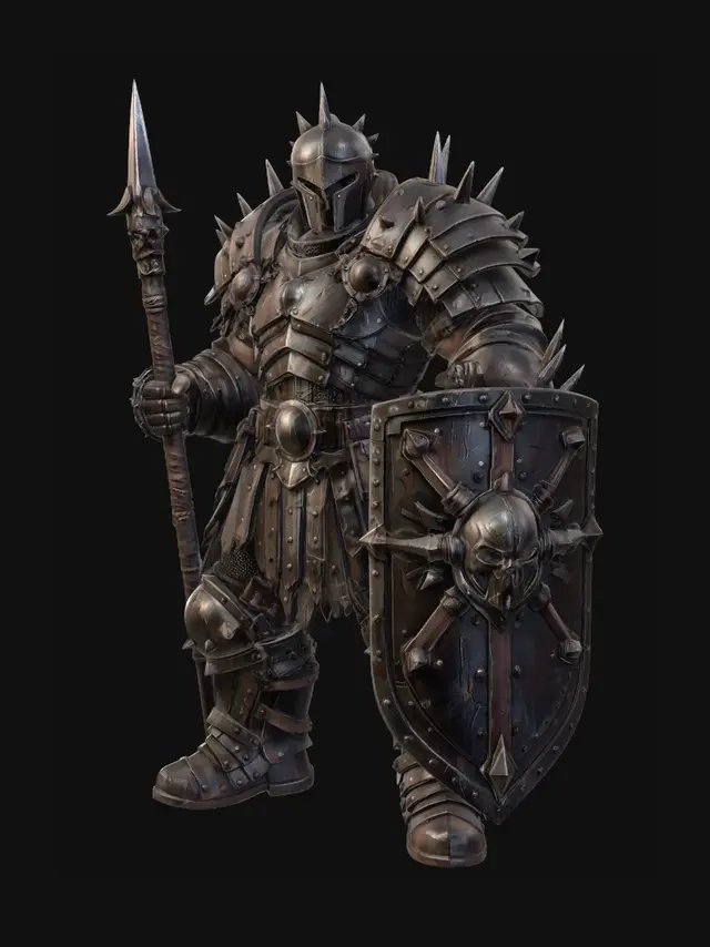 3D model for Spiked Iron Knight
