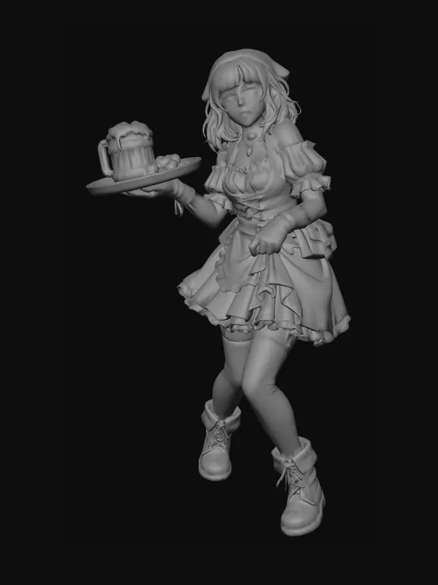 3D model for Crying_Tavern_Girl