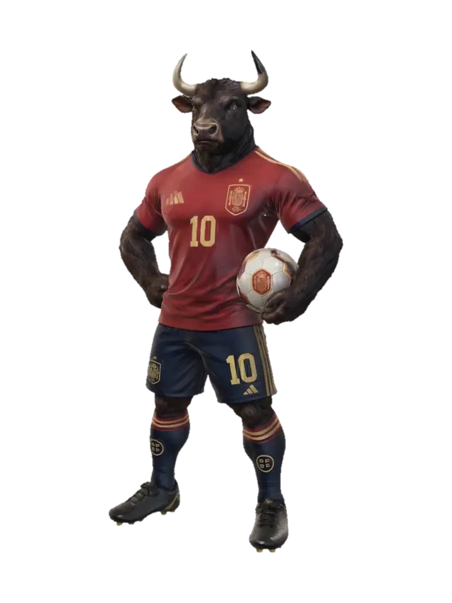 Spain's Red Bull - Marketing 3D model, vytvořený pomocí AI