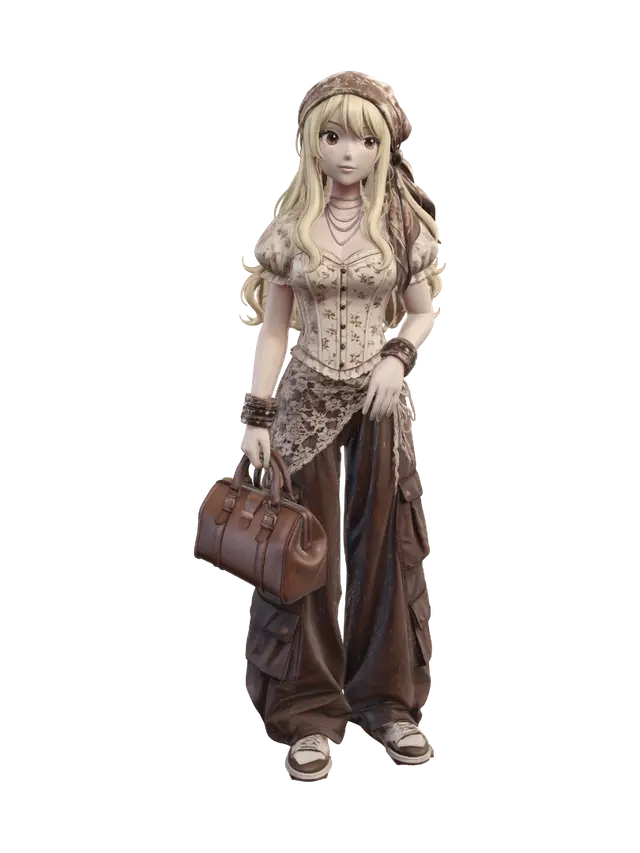 3D model for Boho Urban Female