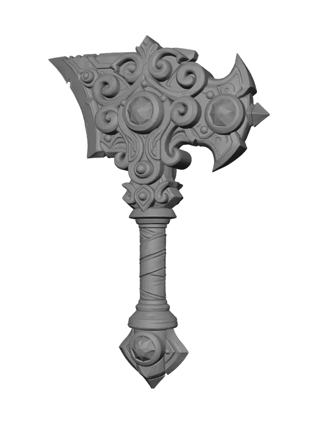 3D model for Gilded Arcane Warhammer