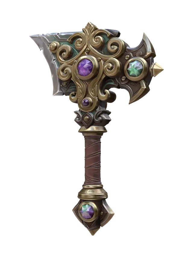 3D model for Gilded Arcane Warhammer