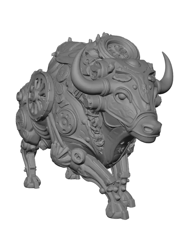 3D model for Gilded Automaton Bull