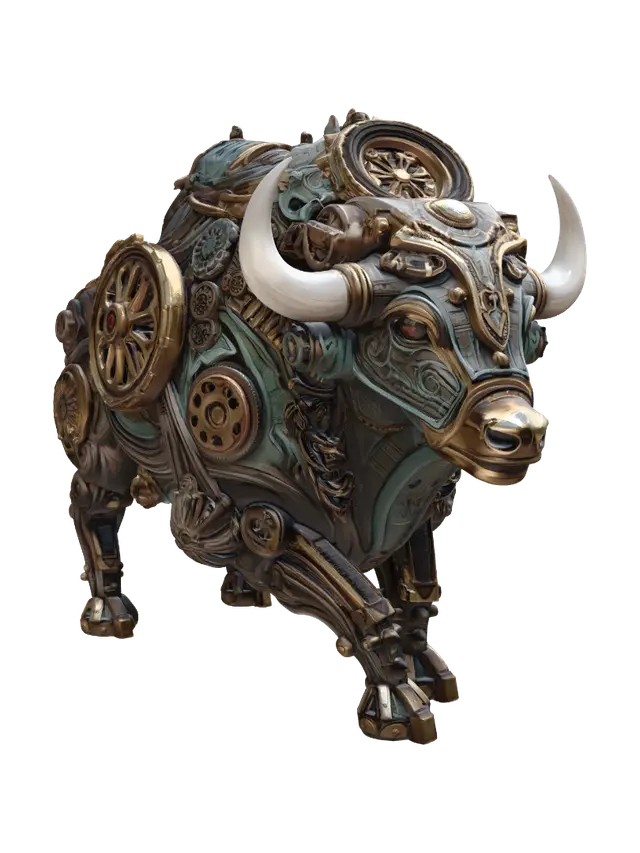 3D model for Gilded Automaton Bull