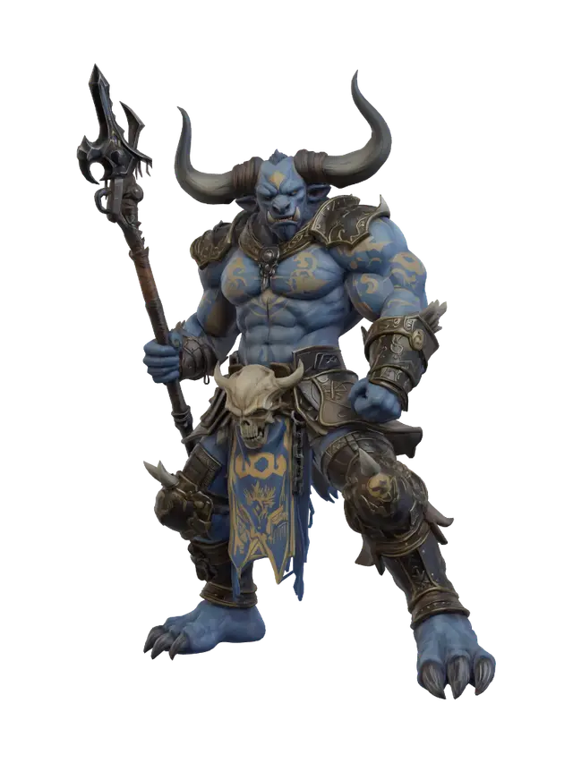 3D model for Blue Bull Warlord