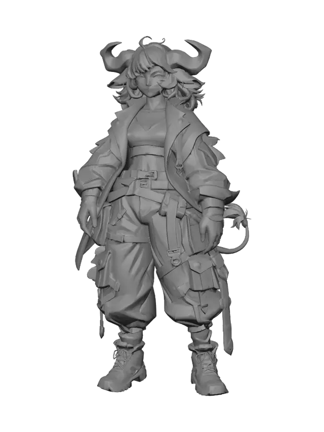 3D model for Horned Nomad Stalker