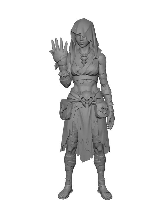 3D model for Hooded Bandaged Mystic