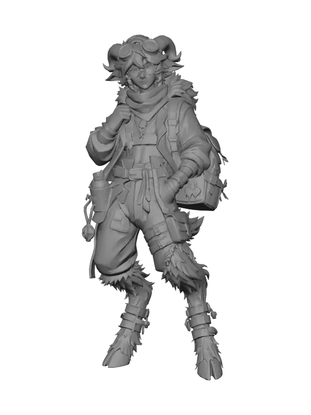 3D model for Horned Trail Stalker