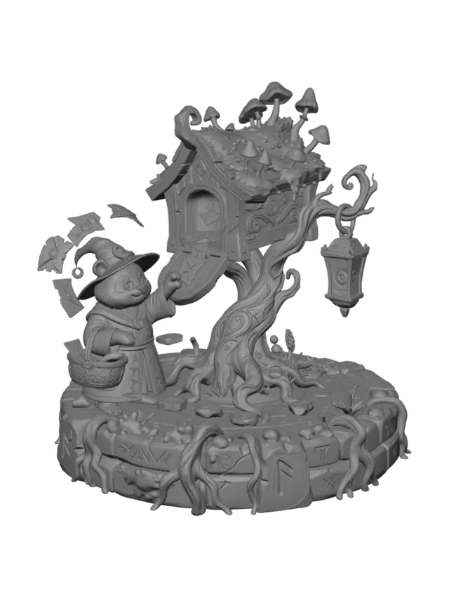 3D model for Enchanted Mail Tree