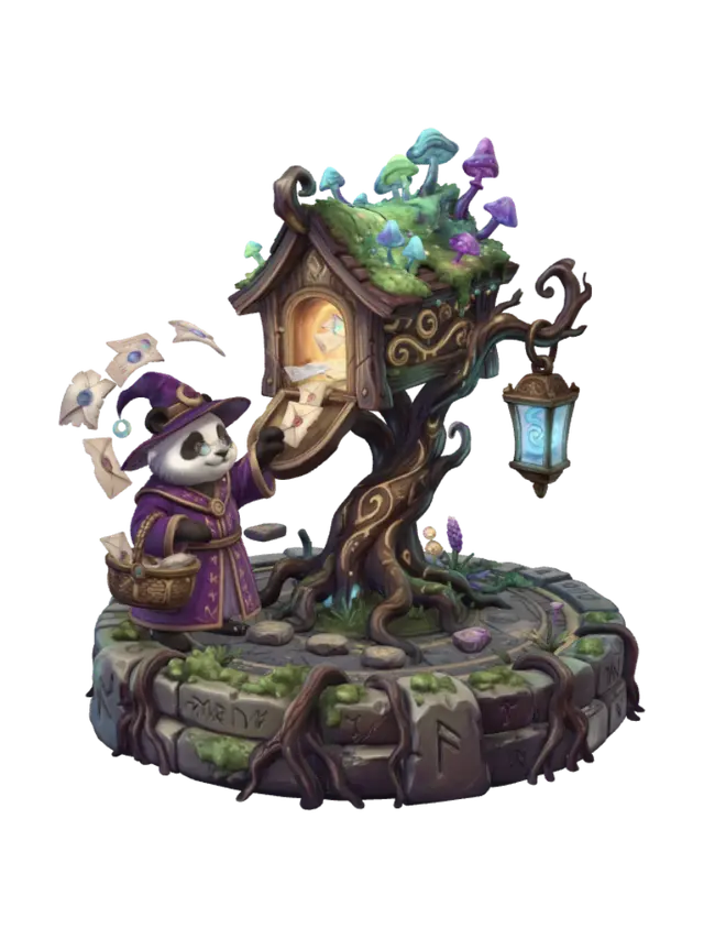3D model for Enchanted Mail Tree