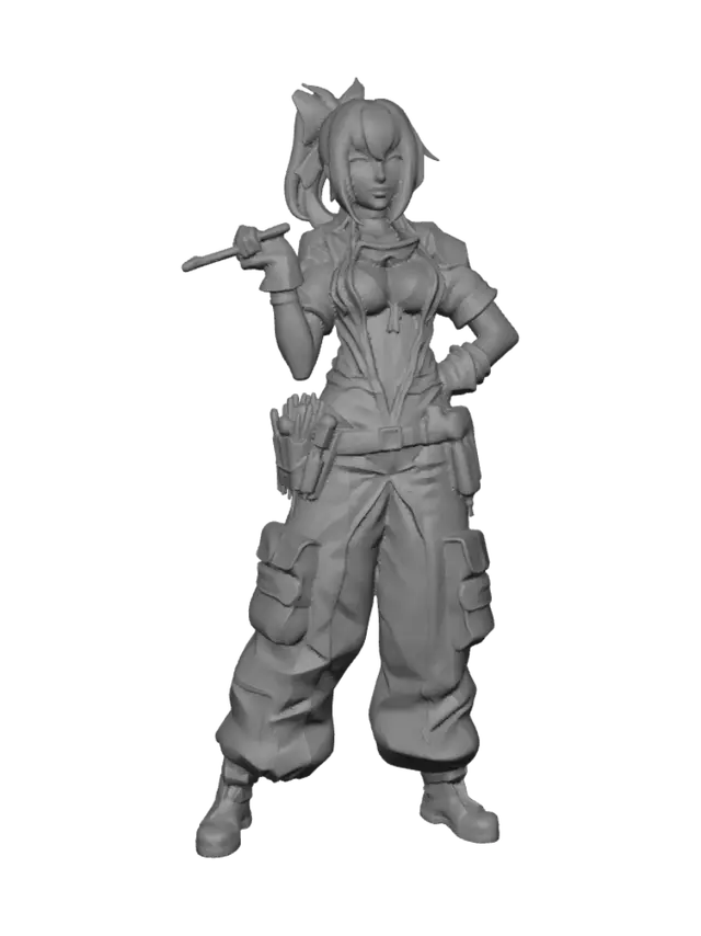 3D model for Green Hair Mechanic