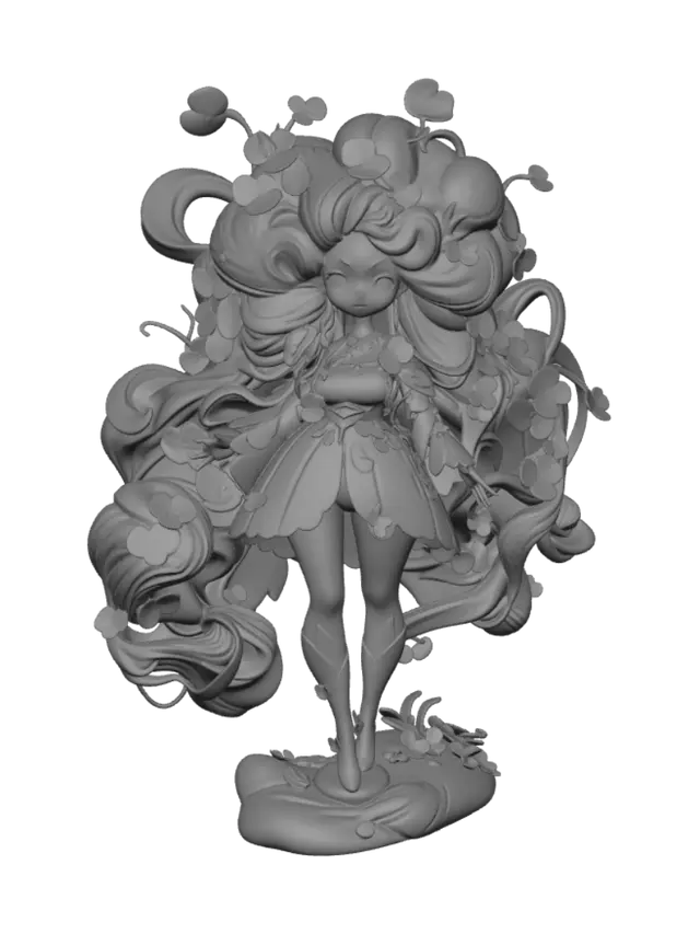 3D model for Leafbound Maiden