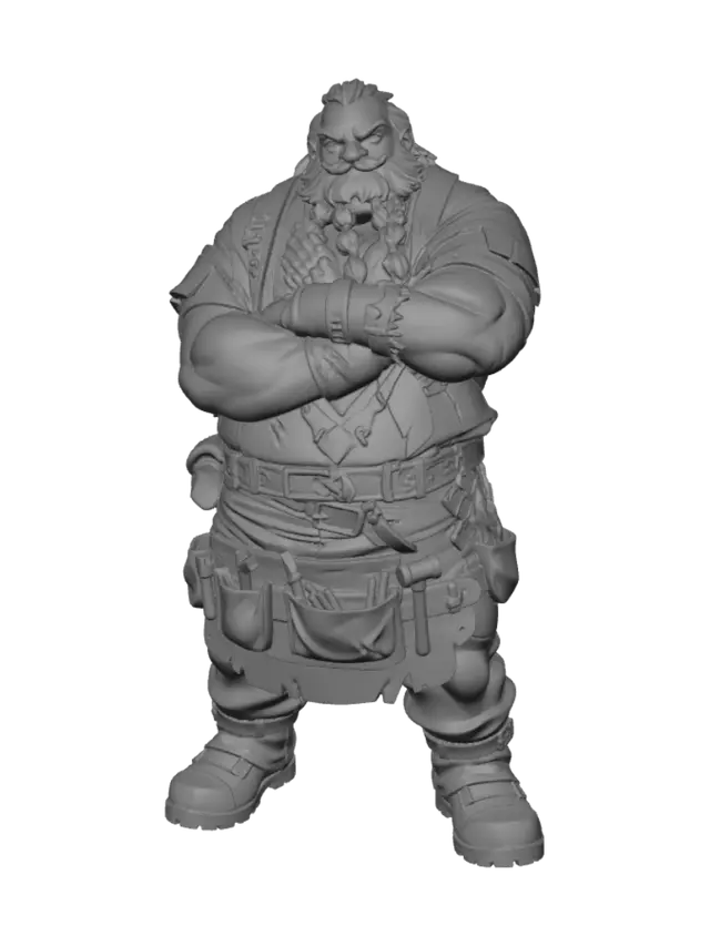 3D model for Forgebeard: The Dwarven Blacksmith