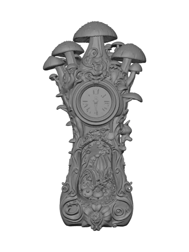 3D model for Enchanted Mushroom Clock