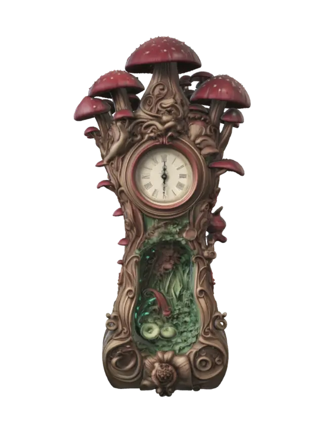 3D model for Enchanted Mushroom Clock