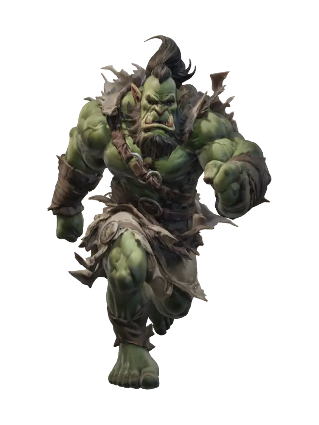 3D model for Charging Emerald Brute