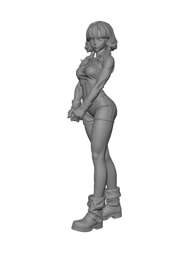 3D model for Yellow Boot Girl
