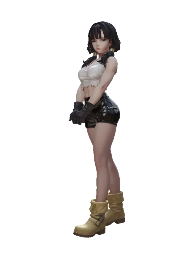 3D model for Yellow Boot Girl
