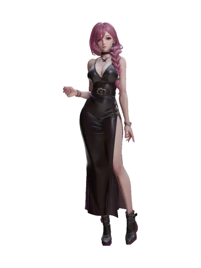 3D model for Noir Velvet
