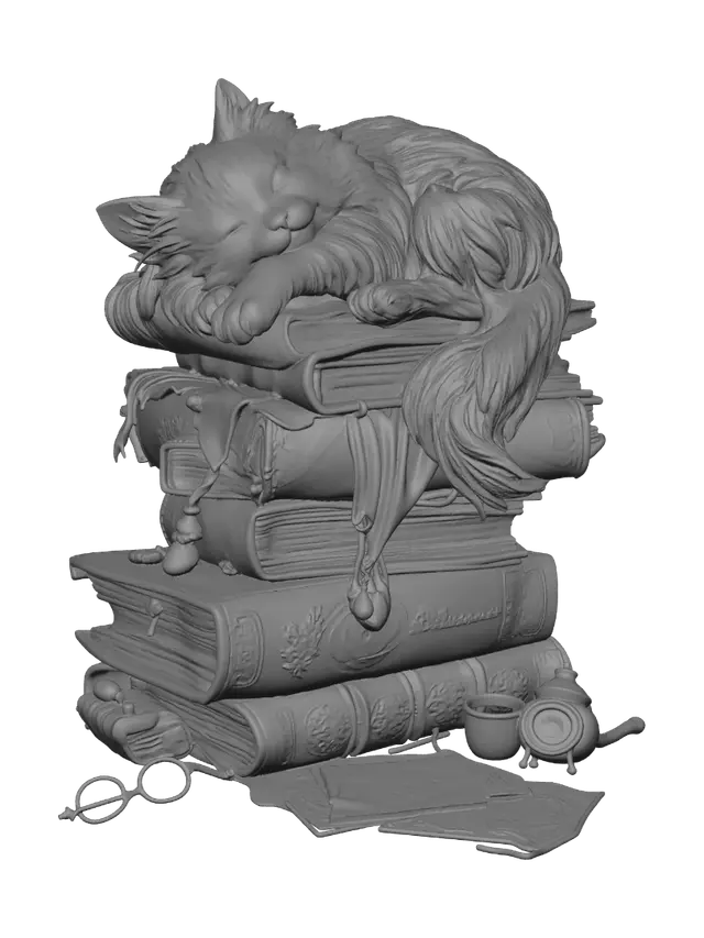 3D model for Dreams Among the Tomes