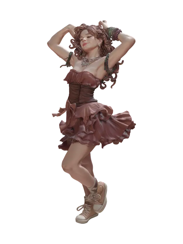 3D model for Fashion Dancer