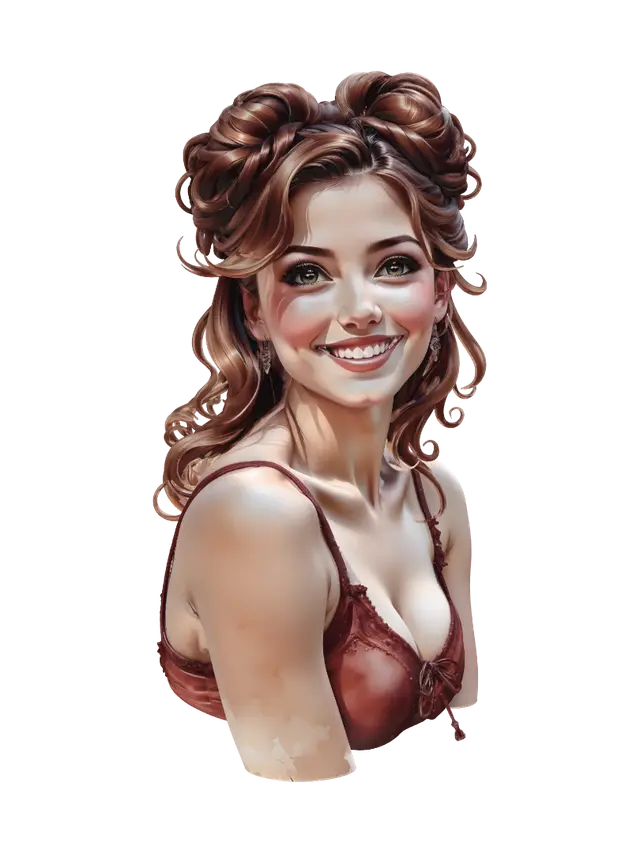 Crimson Charm - Glossy AI 생성 3D 모델
