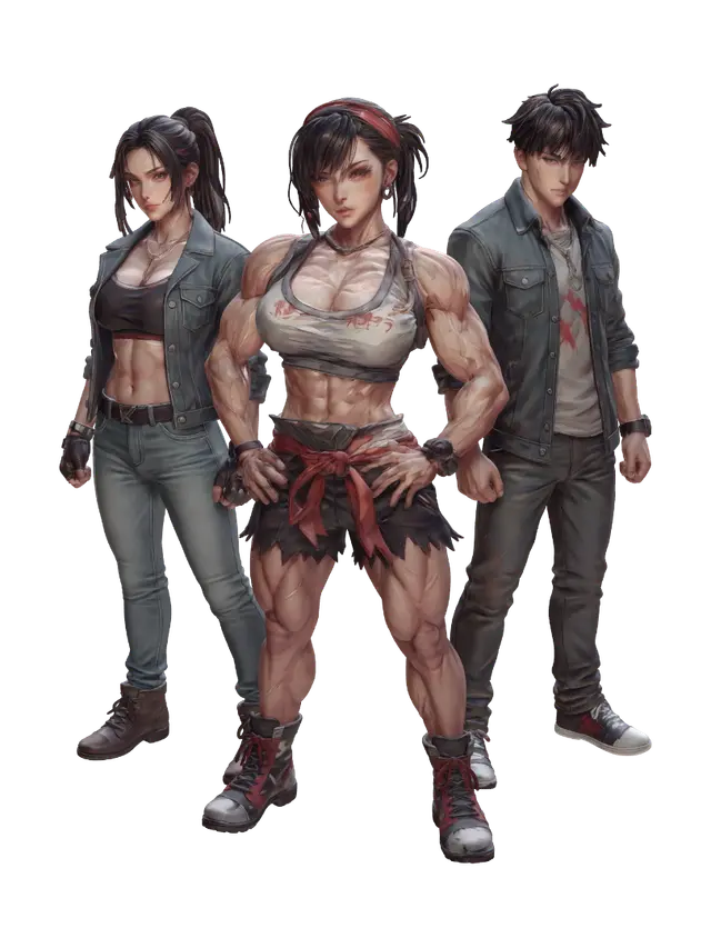 3D model for Dynamic Fighter Trio